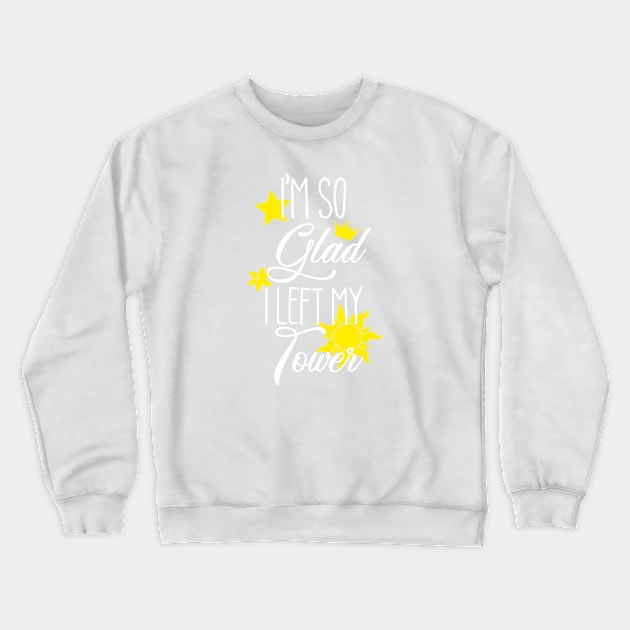 Left My Tower Crewneck Sweatshirt by ImagineTheMagic